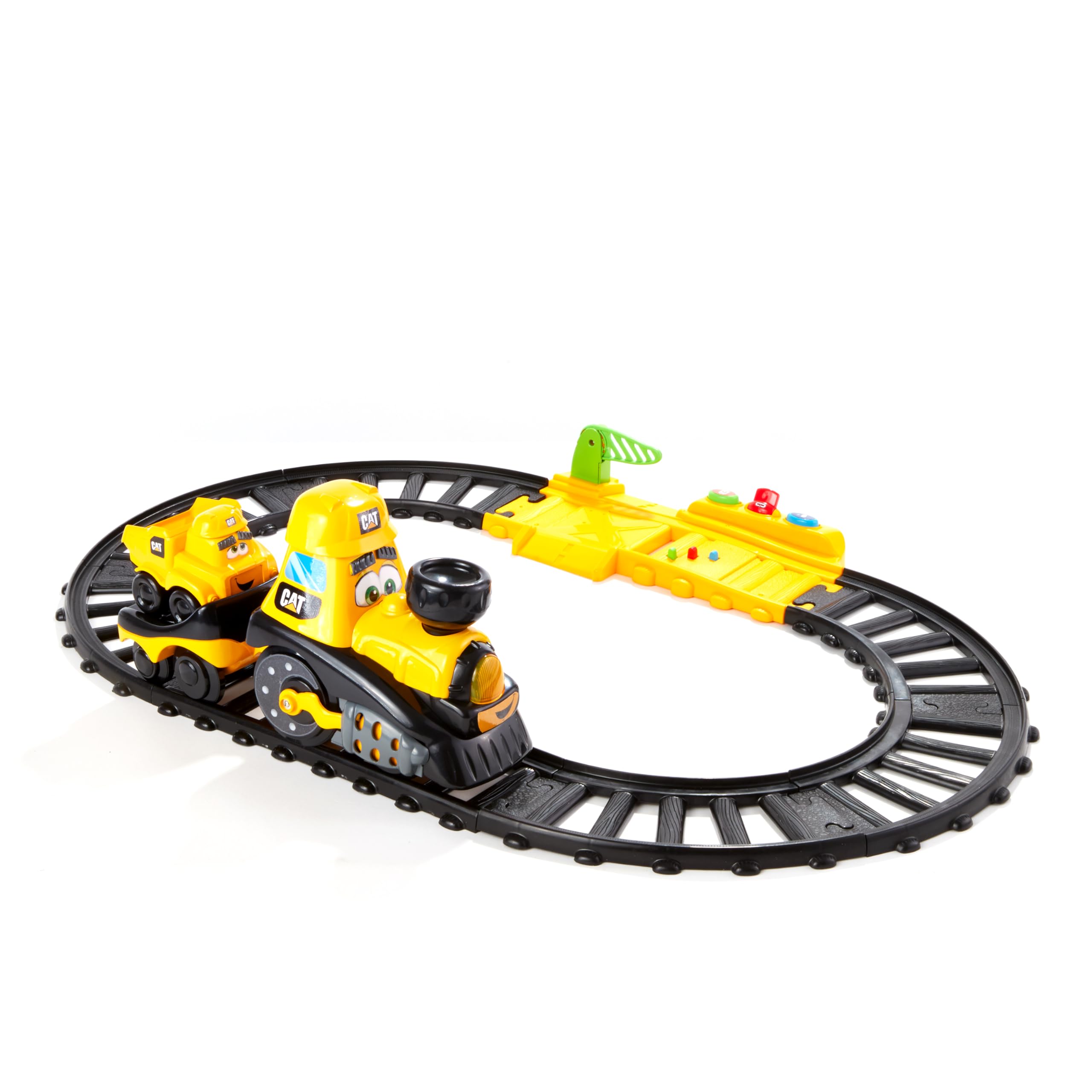 Foto 2 pulgar | Set De Tren Construction Toys Cat Construction Power Track Friends - Venta Internacional.