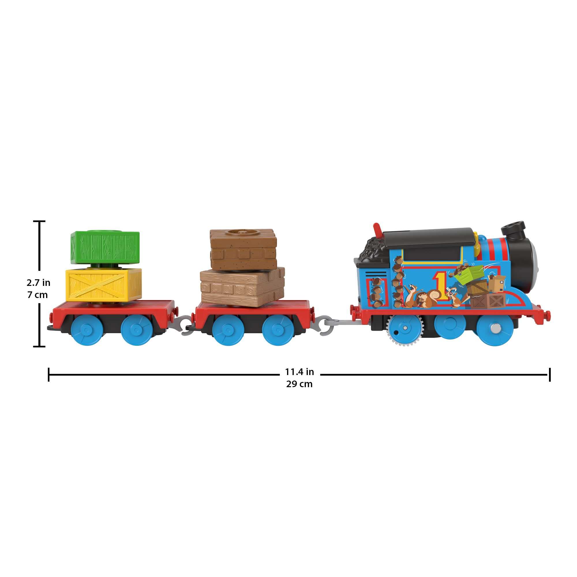 Foto 5 pulgar | Toy Train Thomas & Friends Wobble Cargo Motorizado Durante Más De 3 Años - Venta Internacional.