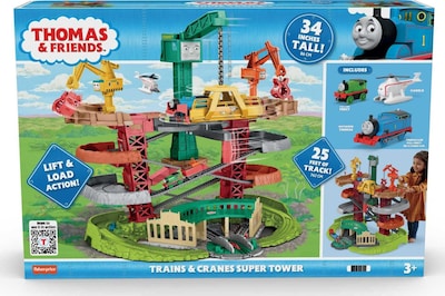 Foto 6 | Set De Orugas Thomas & Friends De Varios Niveles Con Trenes Y Grúas - Venta Internacional.