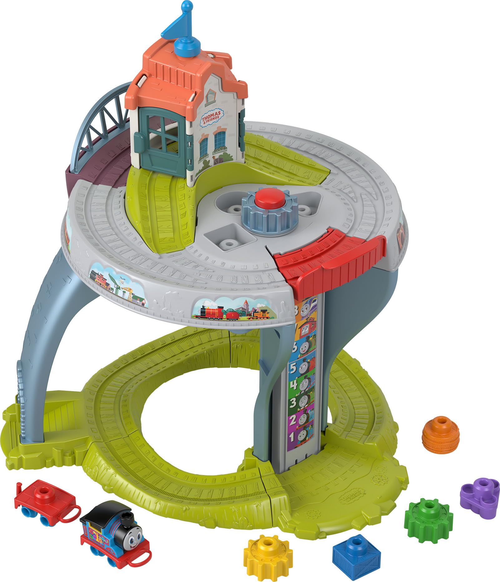 Foto 2 pulgar | Mesa De Tren De Juguete Thomas & Friends Para Niños Pequeños Con Rieles De Más De 18 Meses - Venta Internacional.