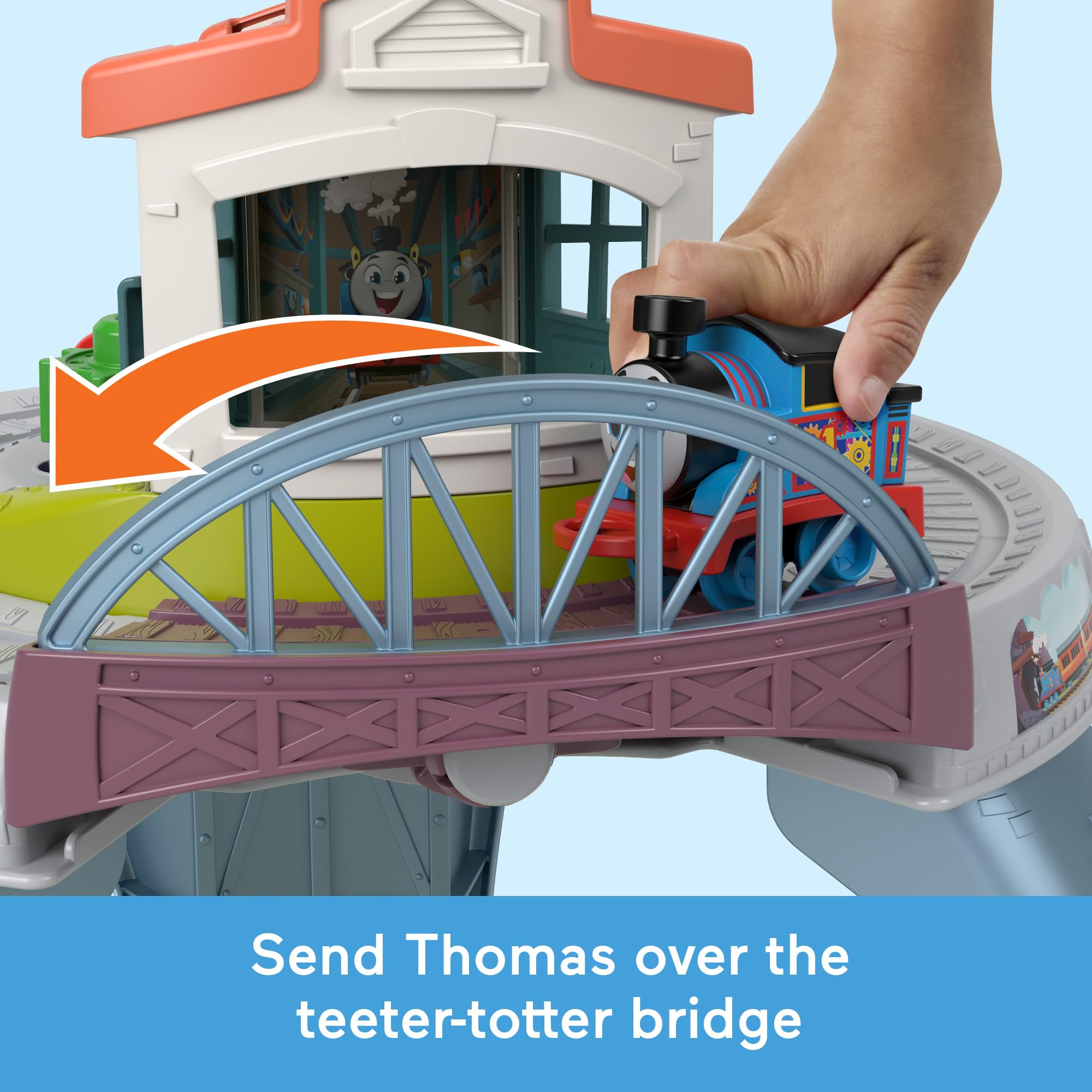 Foto 5 pulgar | Mesa De Tren De Juguete Thomas & Friends Para Niños Pequeños Con Rieles De Más De 18 Meses - Venta Internacional.