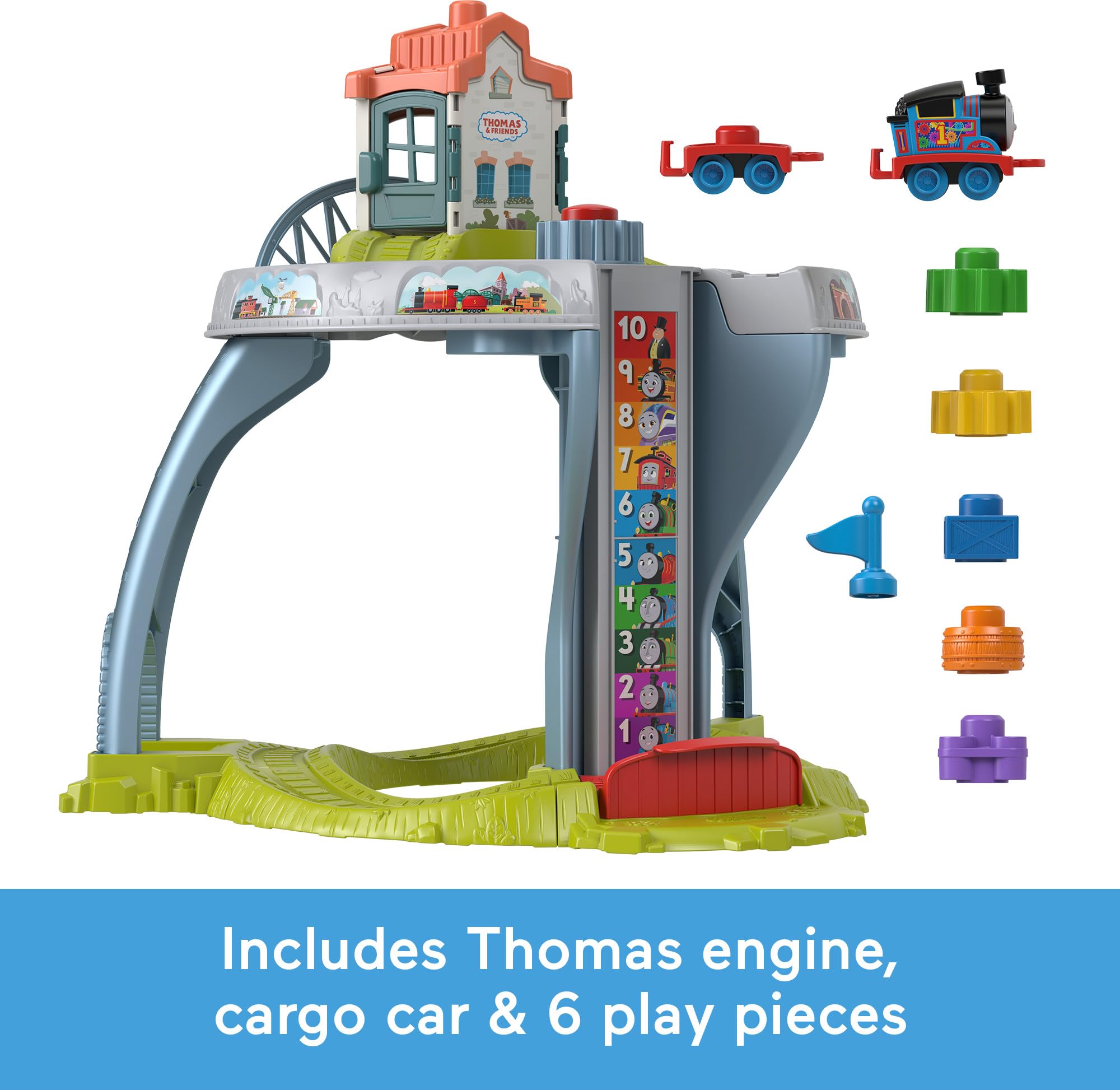 Foto 6 pulgar | Mesa De Tren De Juguete Thomas & Friends Para Niños Pequeños Con Rieles De Más De 18 Meses - Venta Internacional.