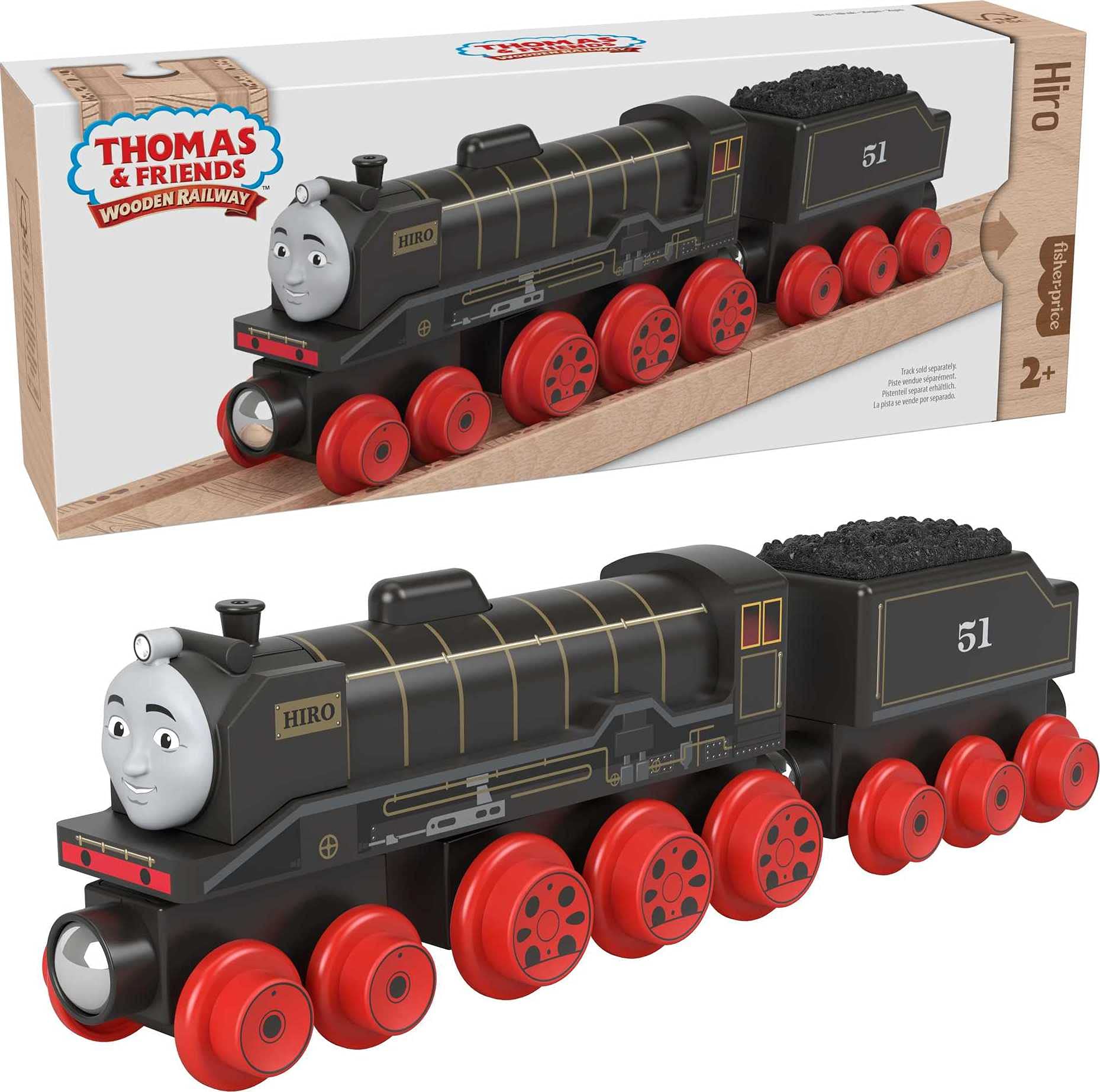 Hiro De Madera Toy Train Thomas & Friends Con Vagón De Carbón - Venta Internacional.