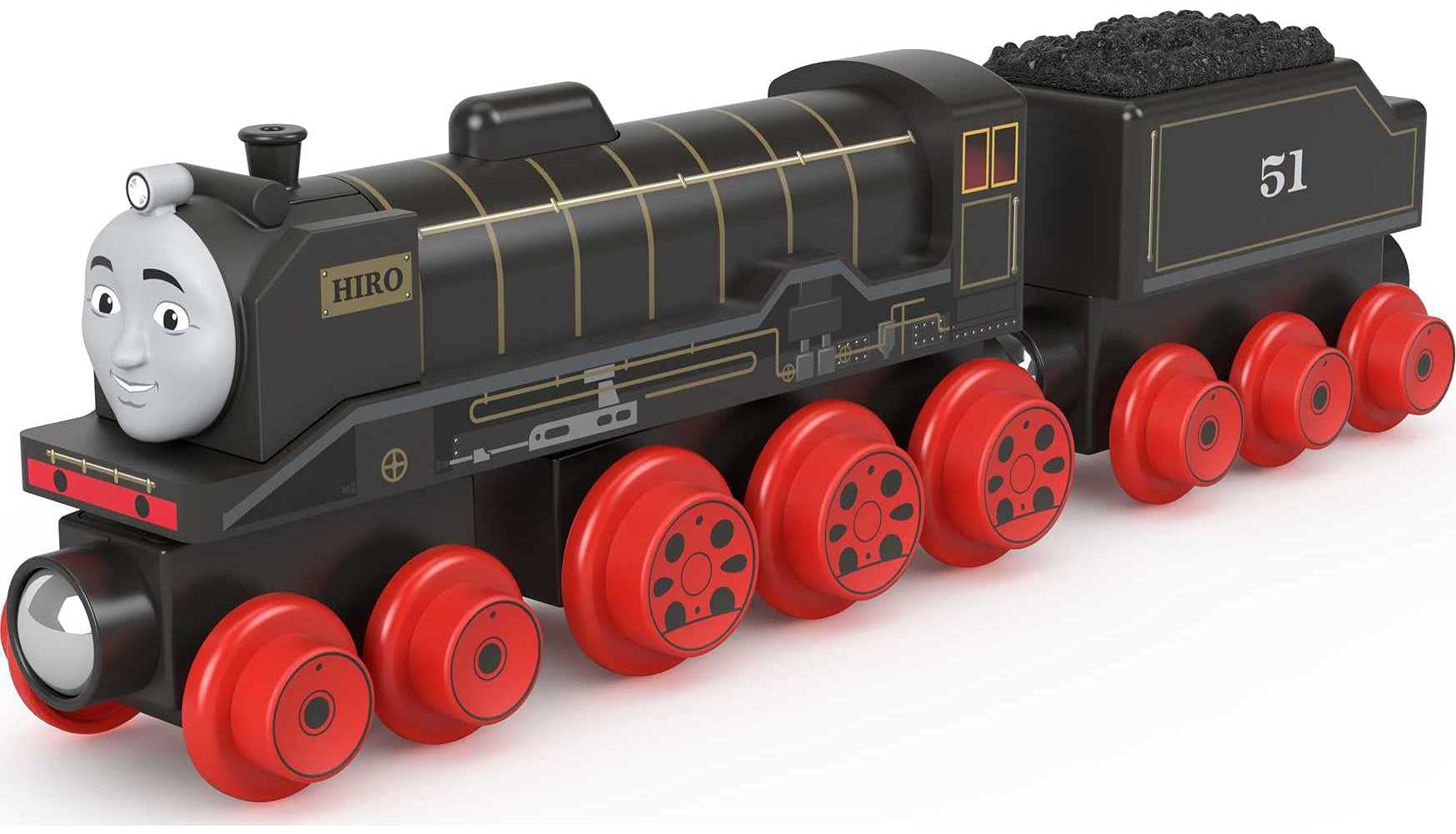 Foto 5 | Hiro De Madera Toy Train Thomas & Friends Con Vagón De Carbón - Venta Internacional.