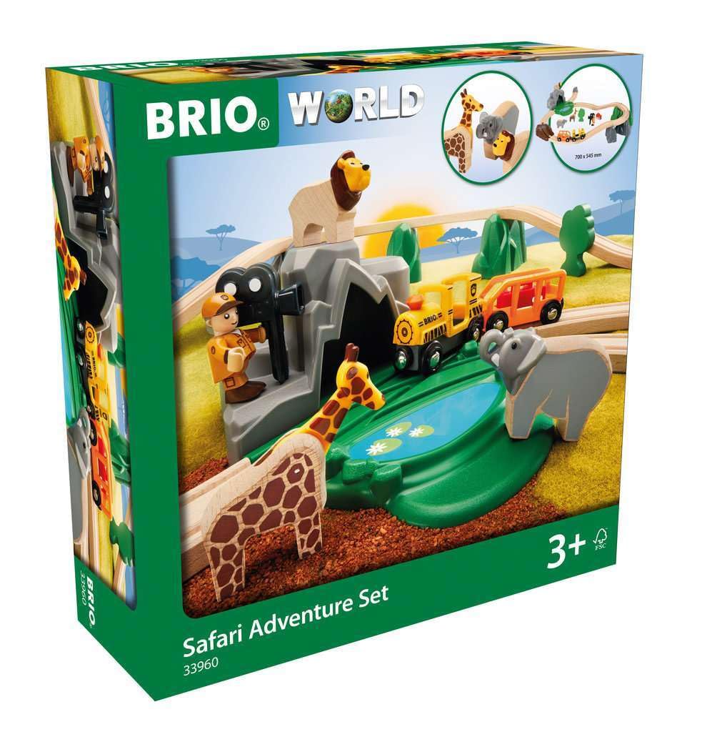 Foto 2 pulgar | Set De Tren De Juguete Brio World Safari Adventure 26 Piezas Para Niños A Partir De 3 Años - Venta Internacional.