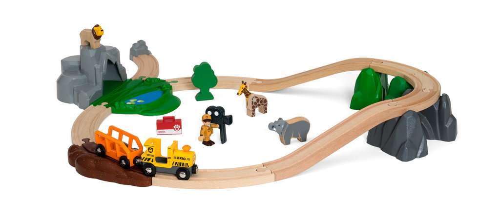 Foto 4 pulgar | Set De Tren De Juguete Brio World Safari Adventure 26 Piezas Para Niños A Partir De 3 Años - Venta Internacional.