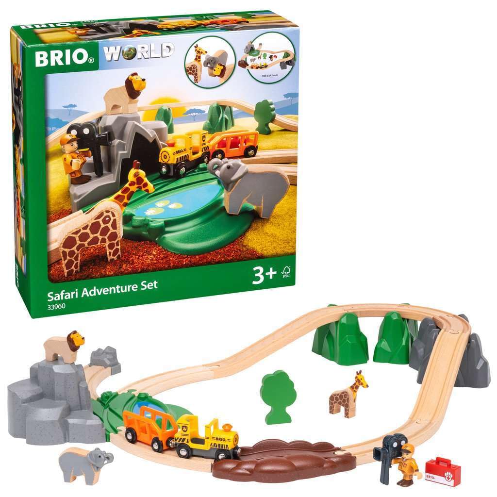 Foto 5 pulgar | Set De Tren De Juguete Brio World Safari Adventure 26 Piezas Para Niños A Partir De 3 Años - Venta Internacional.