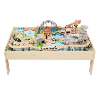 Foto 1 | Juego De Tren Y Mesa Para Niños Amazon Basics, 120 Piezas, 3 Años O Más - Venta Internacional.