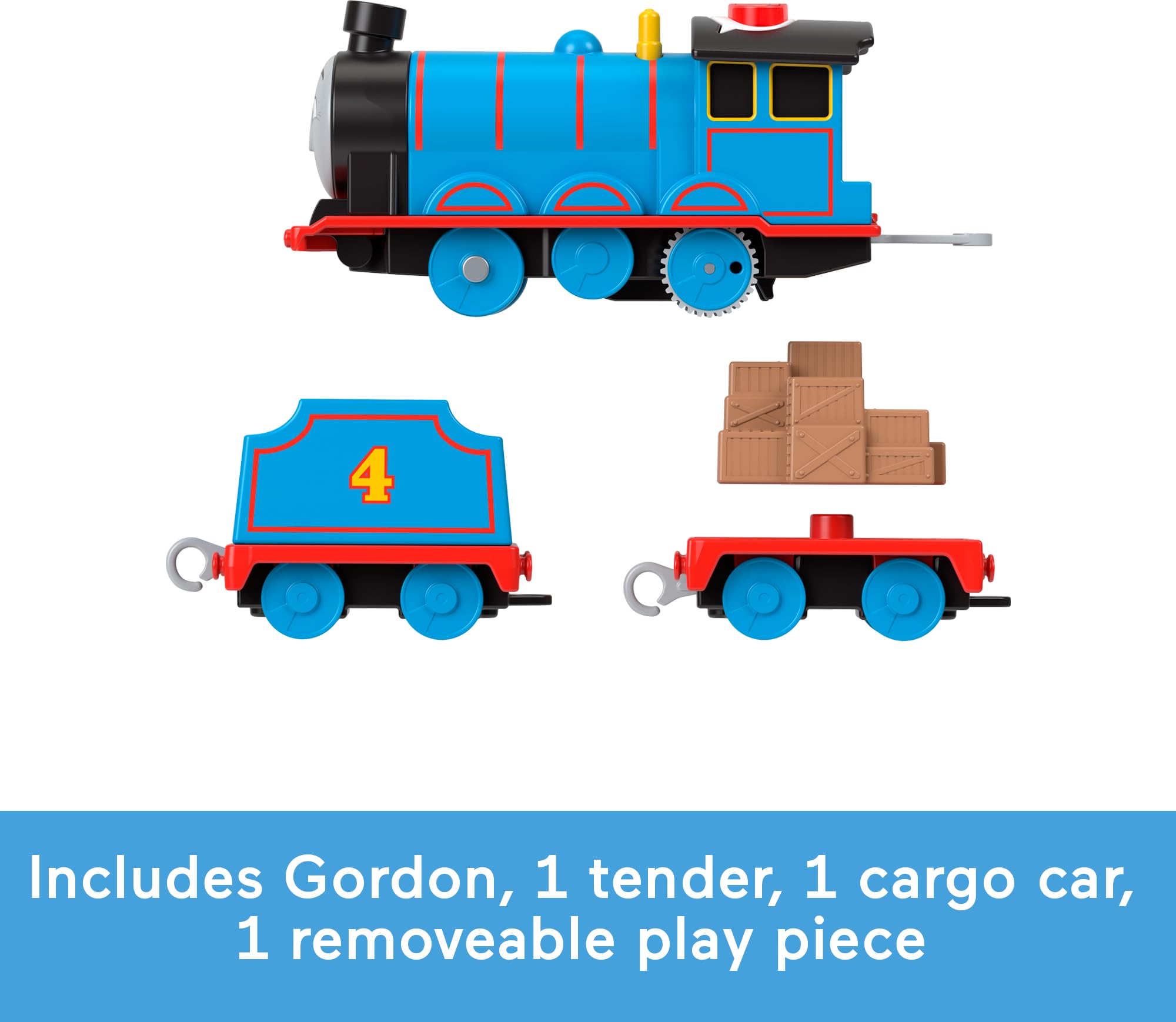 Foto 6 pulgar | Tren De Juguete Motorizado Thomas & Friends Talking Gordon Durante Más De 3 Años - Venta Internacional.