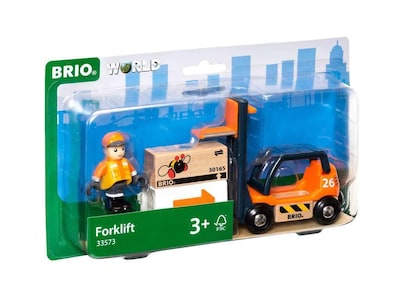 Foto 1 | Set De Carretilla Elevadora De Tren De Juguete De Madera Brio World 33573 Para Niños A Partir De 3 Años - Venta