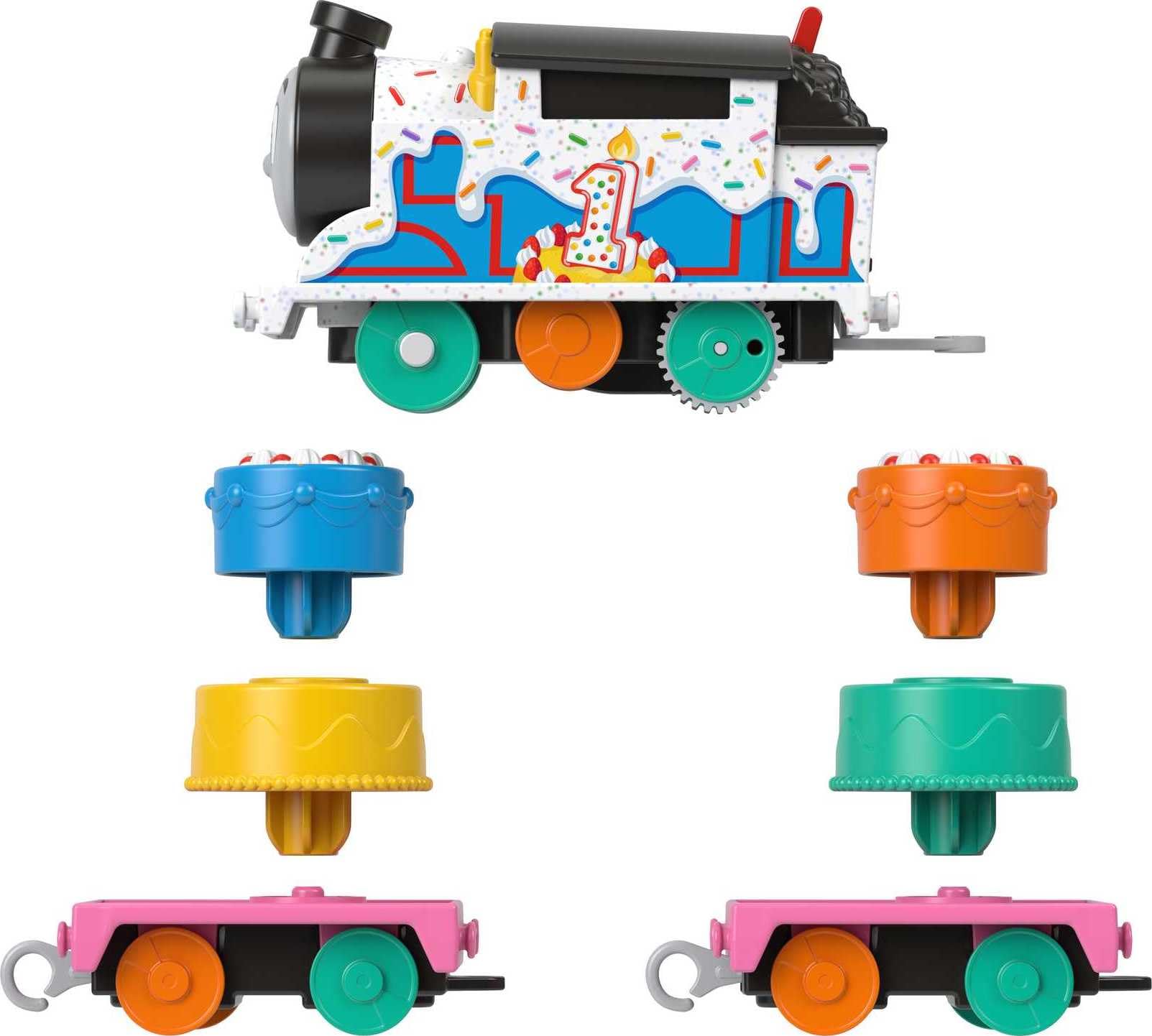 Foto 3 pulgar | Tren Motorizado Thomas & Friends Wobbly Cake De 3 Años O Más - Venta Internacional.
