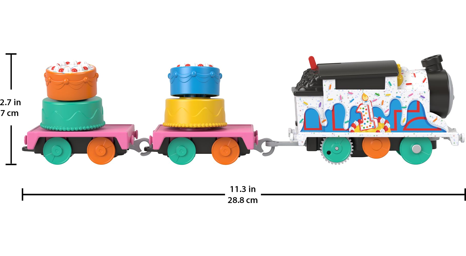 Foto 4 pulgar | Tren Motorizado Thomas & Friends Wobbly Cake De 3 Años O Más - Venta Internacional.