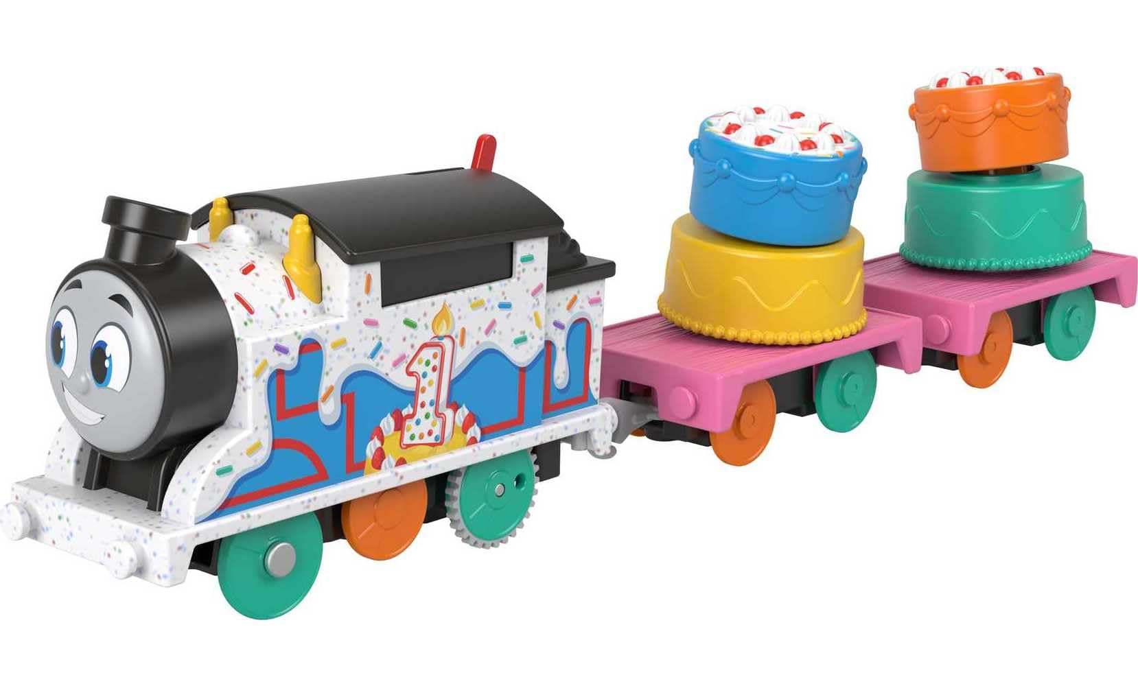 Foto 5 pulgar | Tren Motorizado Thomas & Friends Wobbly Cake De 3 Años O Más - Venta Internacional.