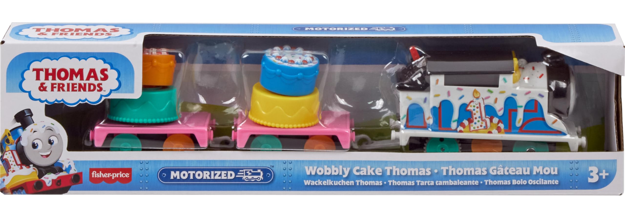 Foto 7 pulgar | Tren Motorizado Thomas & Friends Wobbly Cake De 3 Años O Más - Venta Internacional.