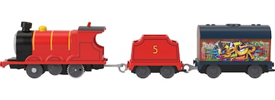 Foto 3 | Tren de Juguete Motorizado Thomas & Friends Graffiti James - Venta Internacional
