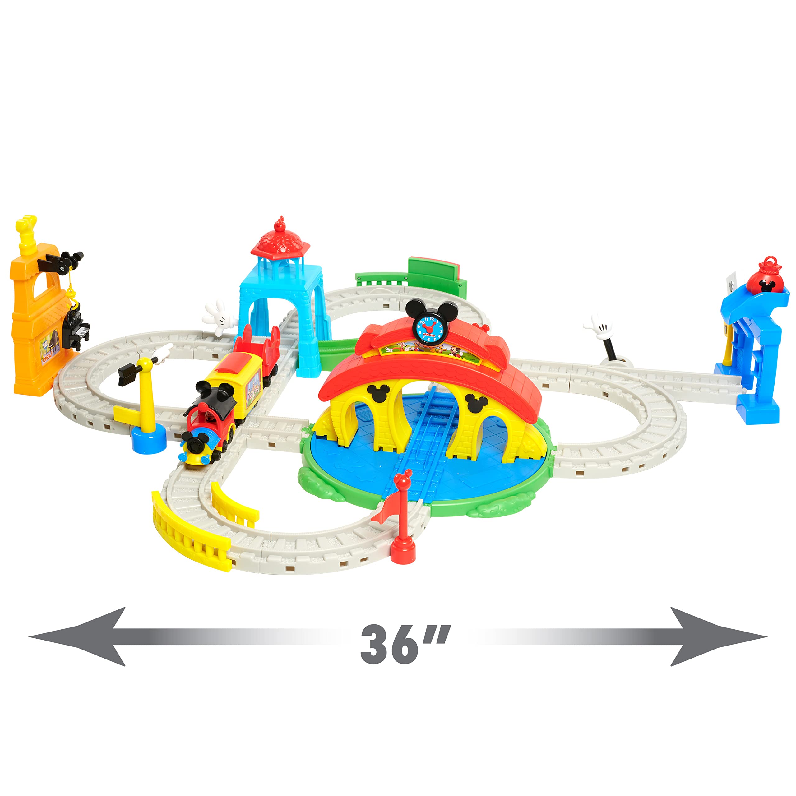 Foto 7 pulgar | Toy Train Disney Junior Mickey Mouse Around Town 35 Piezas - Venta Internacional.