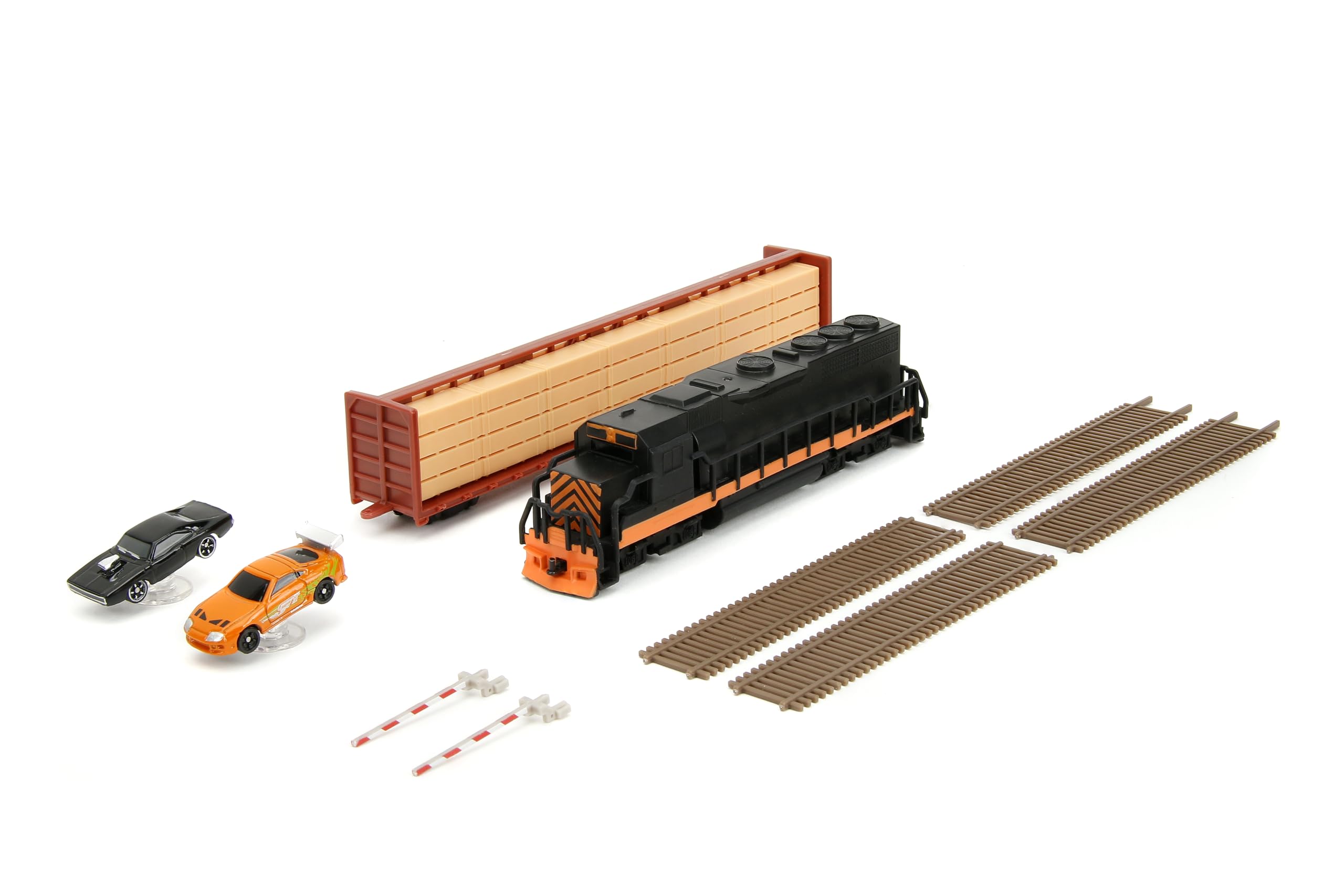 Foto 2 | Toy Jada Toys Fast & Furious Final Race Train Nano Con 2 Coches - Venta Internacional.