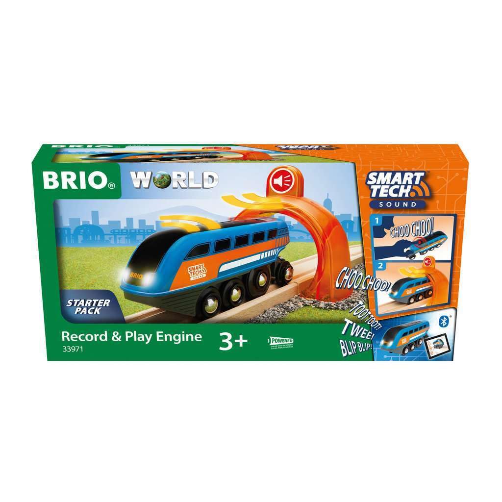 Tren De Juguete De Madera Brio 33971 Smart Tech Sound Graba Y Reproduce - Venta Internacional.