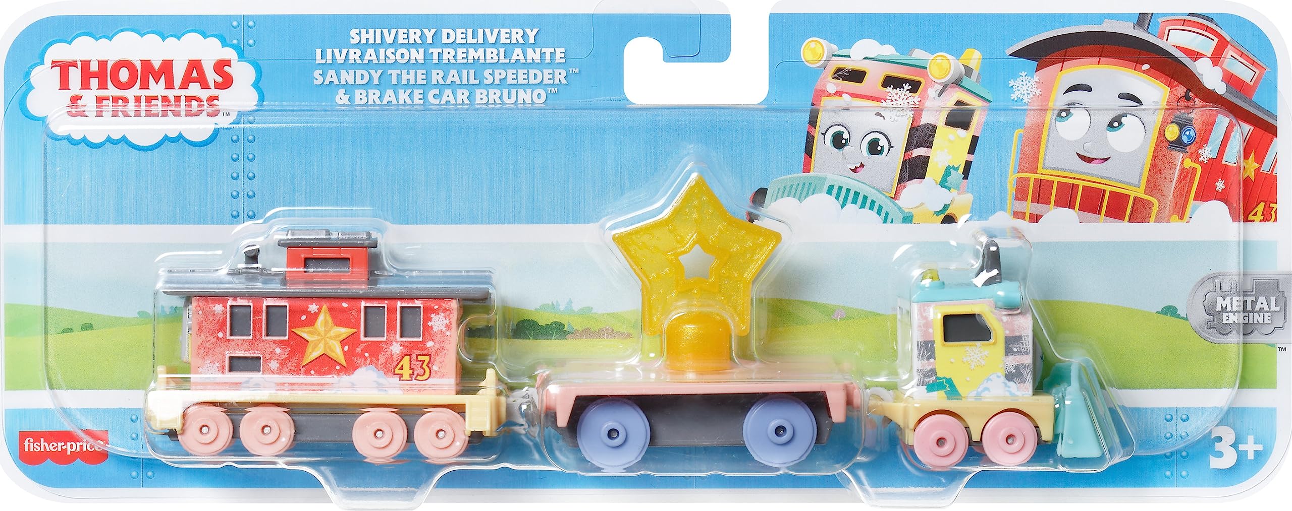 Foto 7 pulgar | Set De Entrega Diecast Toy Train Thomas & Friends Shivery - Venta Internacional.