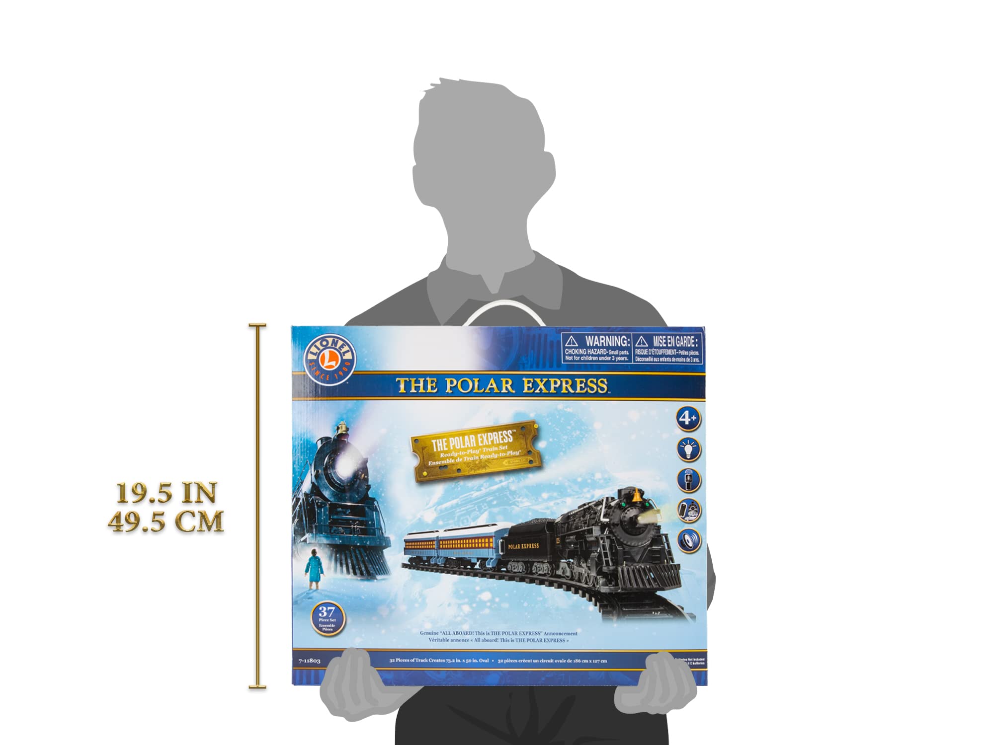 Foto 5 pulgar | Set De Tren Lionel The Polar Express Listo Para Jugar Con Mando A Distancia - Venta Internacional.