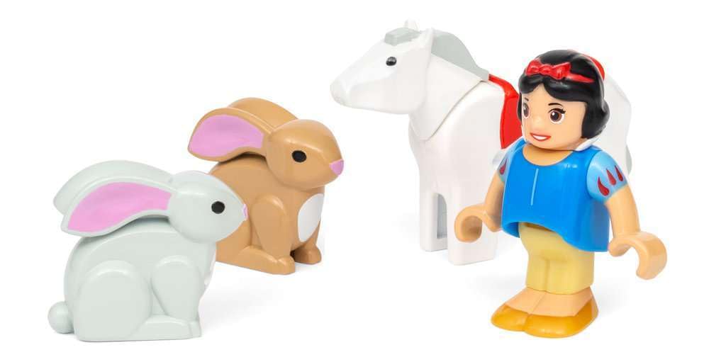 Foto 8 pulgar | Set de Tren de Juguete Brío Disney Princess Blancanieves con Animales - Venta Internacional