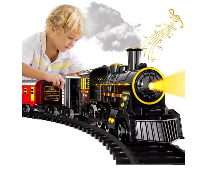 Tren Eléctrico Wünd De Carga Y Pasajeros Juguete Niño Militar $635