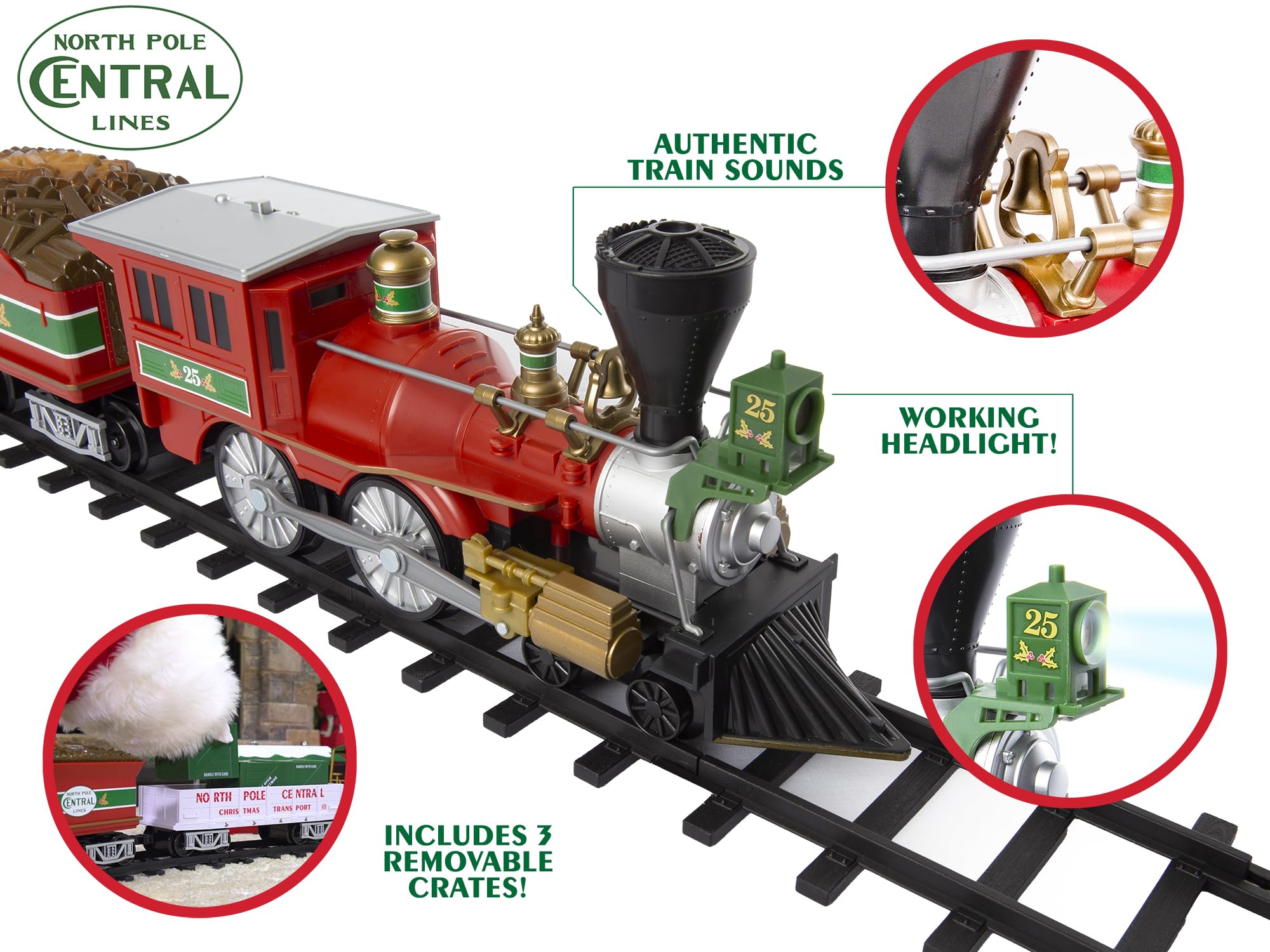 Foto 3 | Set De Maquetas De Tren Lionel North Pole Central Con Mando A Distancia - Venta Internacional.