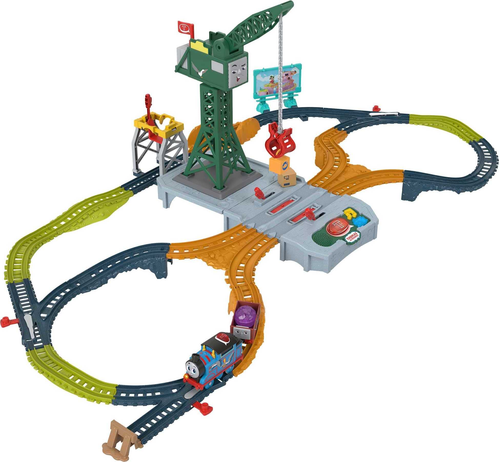 Set De Tren De Juguete Motorizado Thomas & Friends Talking Cranky - Venta Internacional.