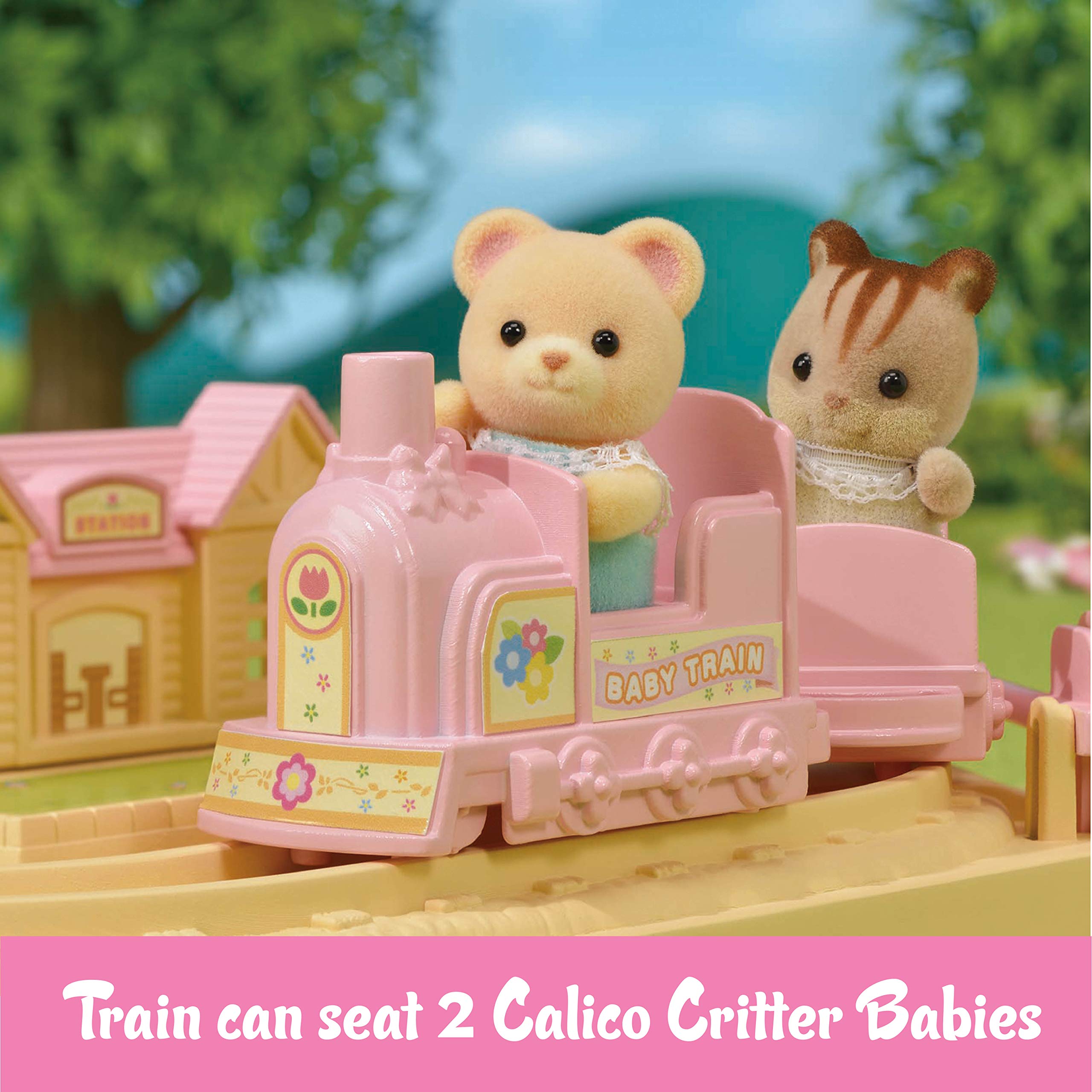 Foto 4 pulgar | Figura De Bebé Con Oso De Toy Train Calico Critters - Venta Internacional.