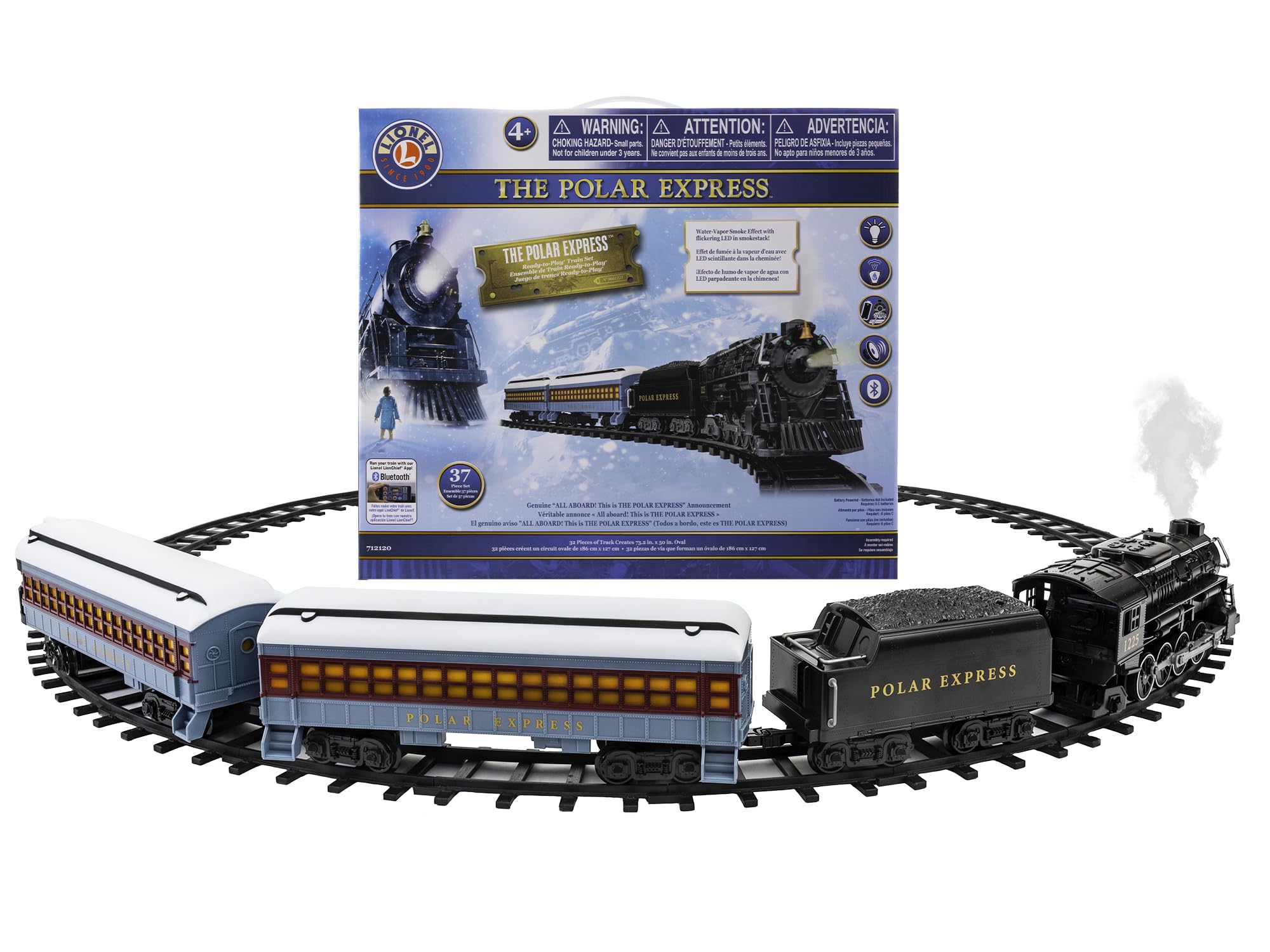 Foto 4 pulgar | Set De Tren De Juguete Lionel The Polar Express Con Bluetooth Durante Más De 4 Años - Venta Internacional.