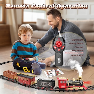 Foto 3 | Set de Tren Hot Bee Christmas con Mando A Distancia Para Niños - Venta Internacional