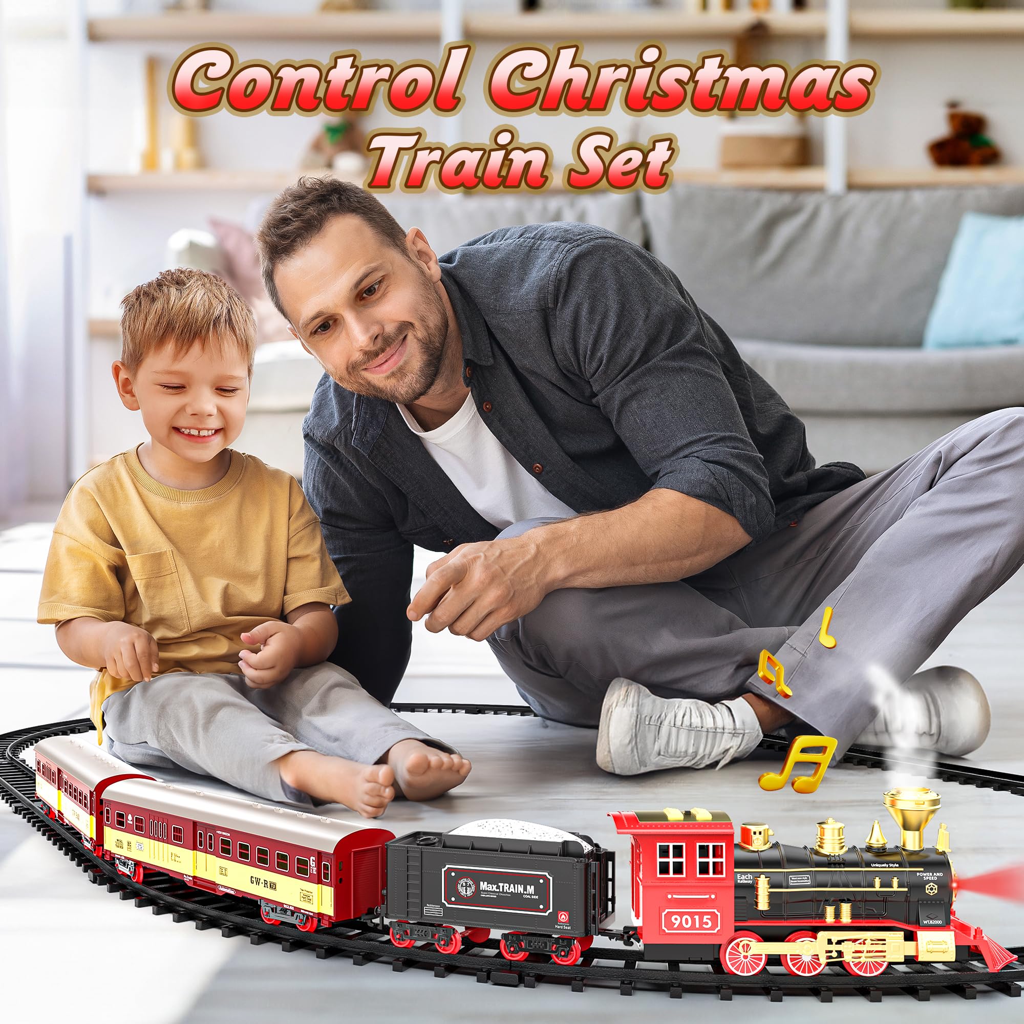 Foto 5 | Set De Tren Navideño Hot Bee Para Niños De 2 A 4 Años - Venta Internacional.