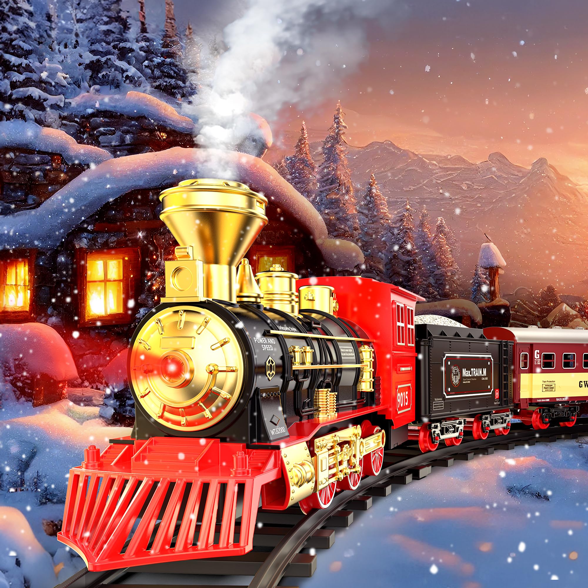 Foto 6 | Set De Tren Navideño Hot Bee Para Niños De 2 A 4 Años - Venta Internacional.