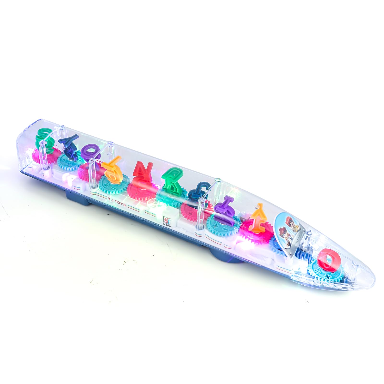 Foto 2 pulgar | Toy Train Zhfuys Lightning Bullet 3d Transparente Con Música - Venta Internacional.