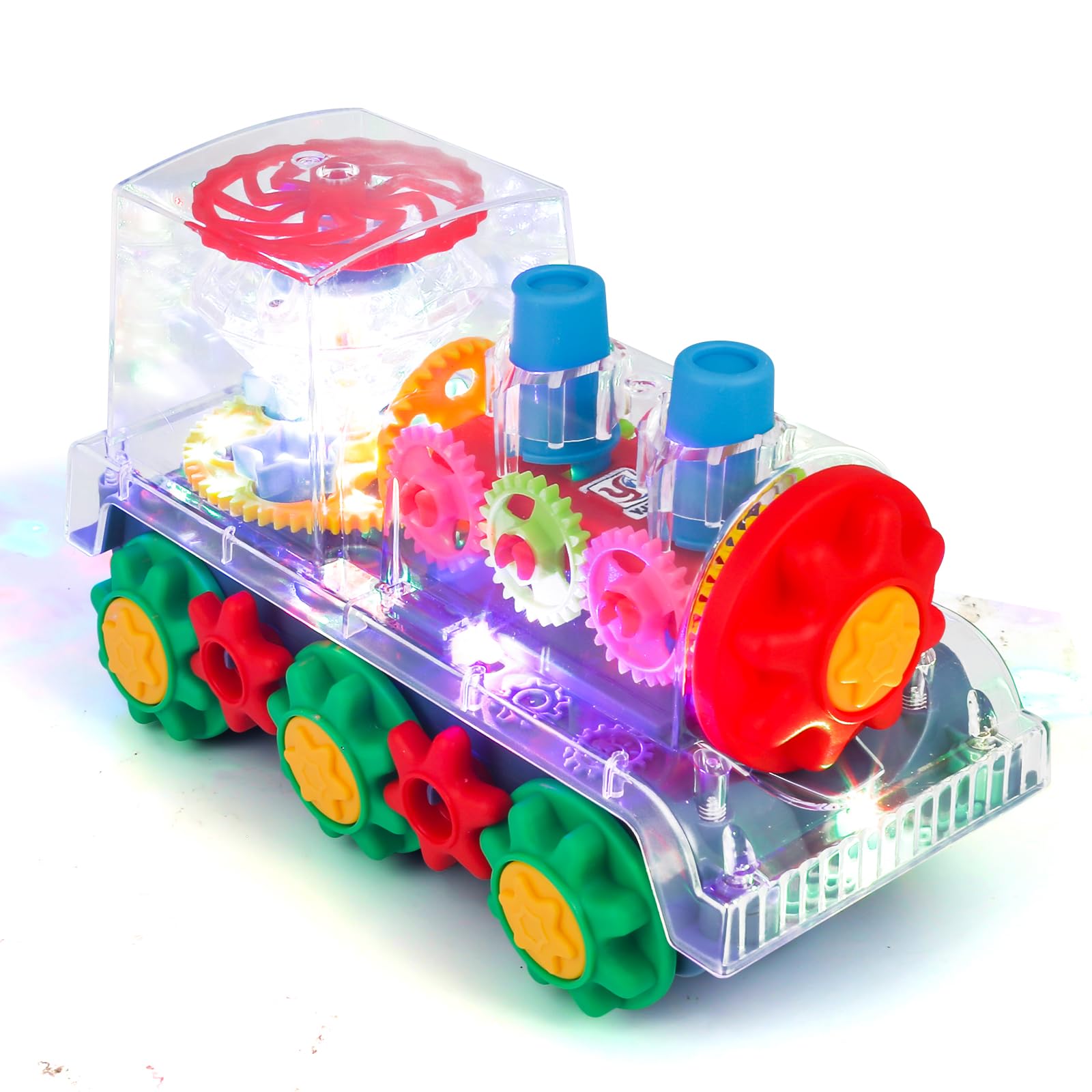 Foto 2 pulgar | Equipo Transparente Iluminado Con Luces Zhfuys De Train Toy Para Niños - Venta Internacional.