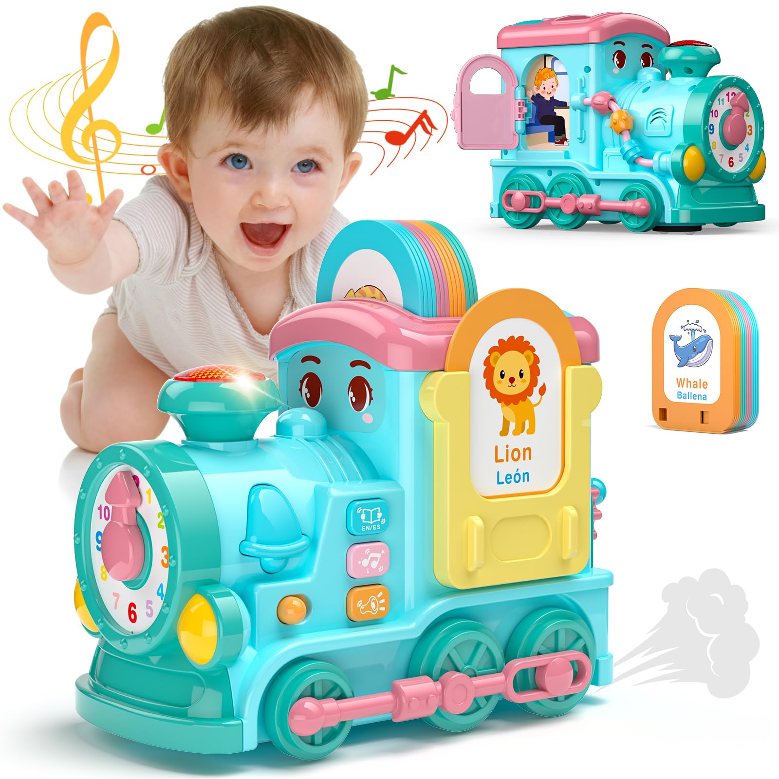 Foto 2 pulgar | Toddler Toys Hot Bee, Tren Multimusical De 2 A 3 Años Con Tarjetas - Venta Internacional.