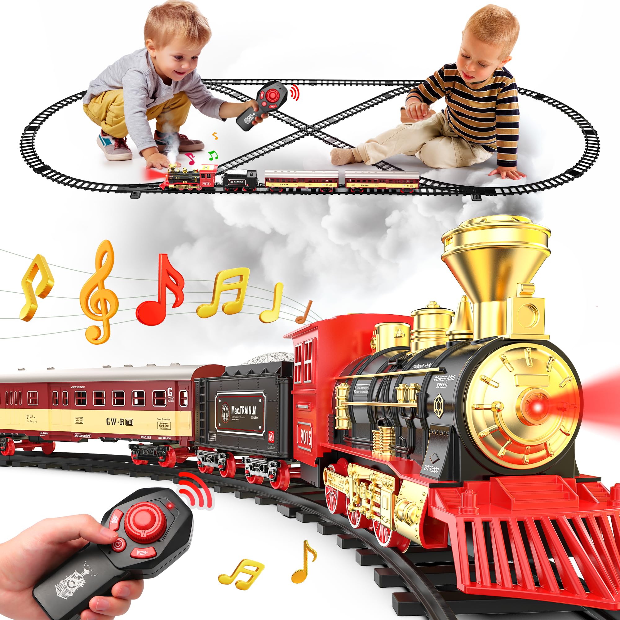 Foto 2 pulgar | Set De Tren Hot Bee Christmas Con Mando A Distancia Para Niños De 3 A 8 Años - Venta Internacional.