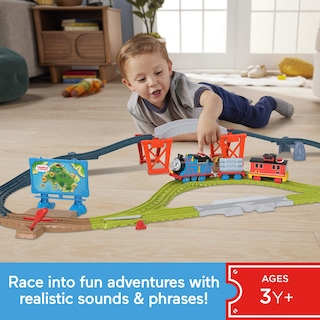 Foto 2 | Set De Tren De Juguete Thomas & Friends Talking Thomas Con Freno Para Coche - Venta Internacional.