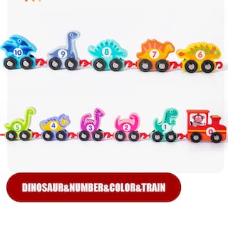 Foto 5 | Tren de Dinosaurio Aykzaqe Infantil-Venta Internacional