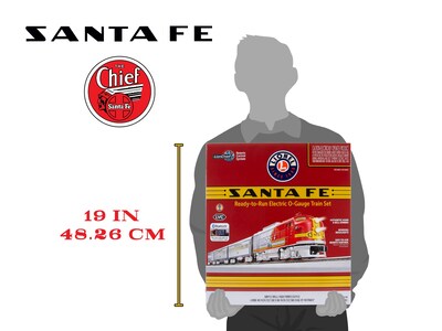 Foto 6 | Set De Tren Lionel Santa Fe Super Chief Electric O Gauge 5.0 - Venta Internacional.