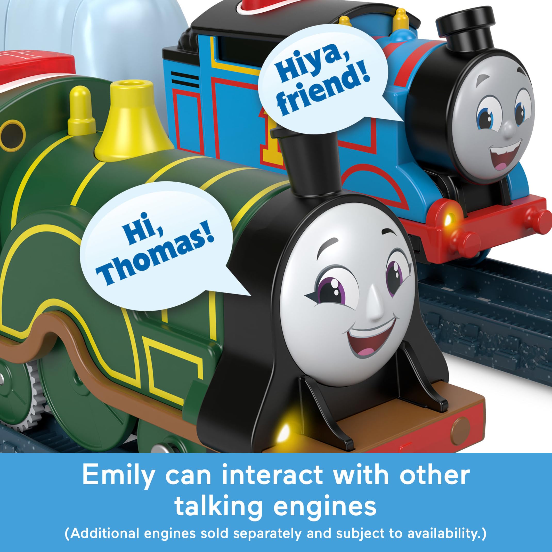 Foto 4 pulgar | Tren De Juguete Motorizado Thomas & Friends Talking Emily Durante Más De 3 Años - Venta Internacional.