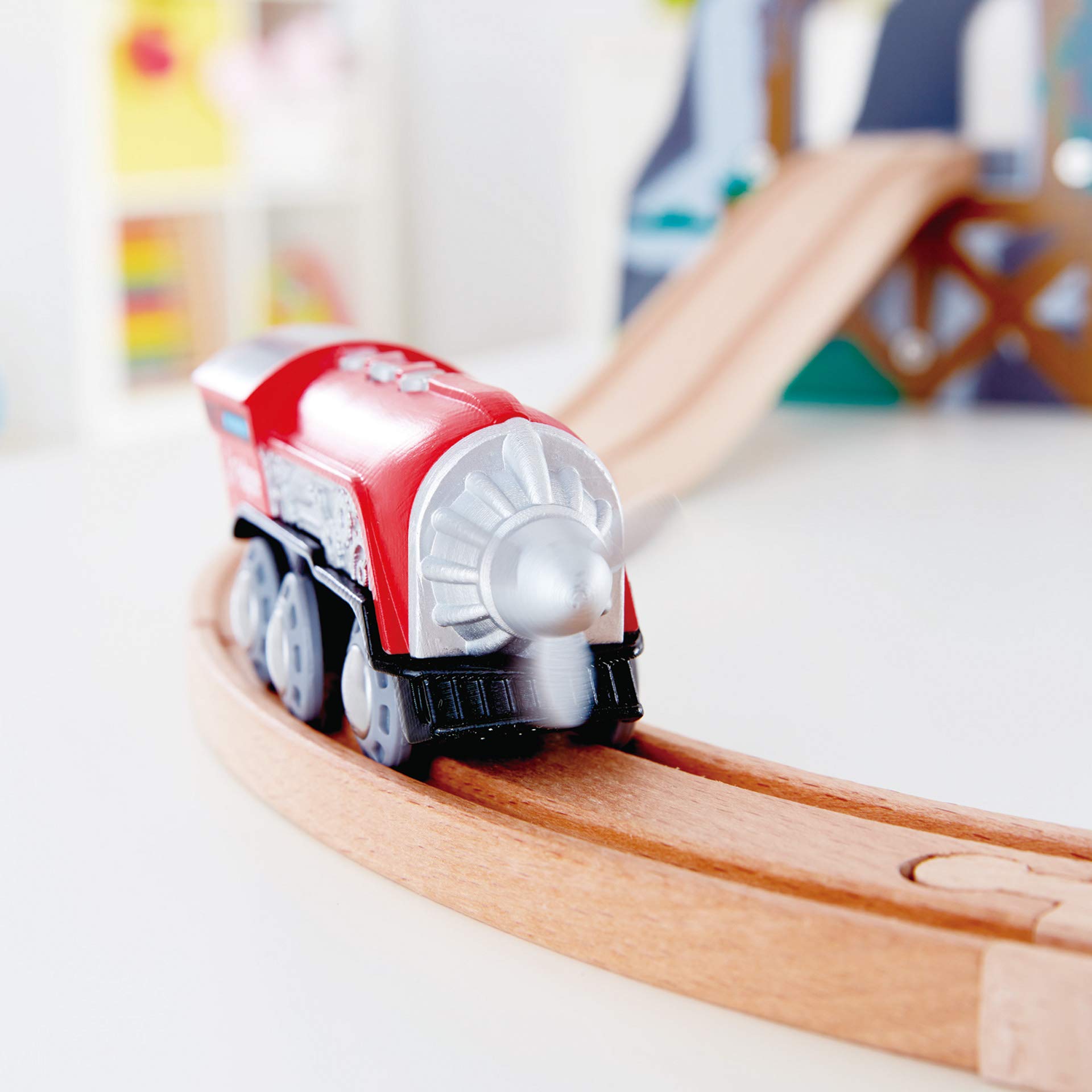 Foto 4 pulgar | Motor De Vapor Con Hélice De Madera Para Niños Toy Train Hape - Venta Internacional.