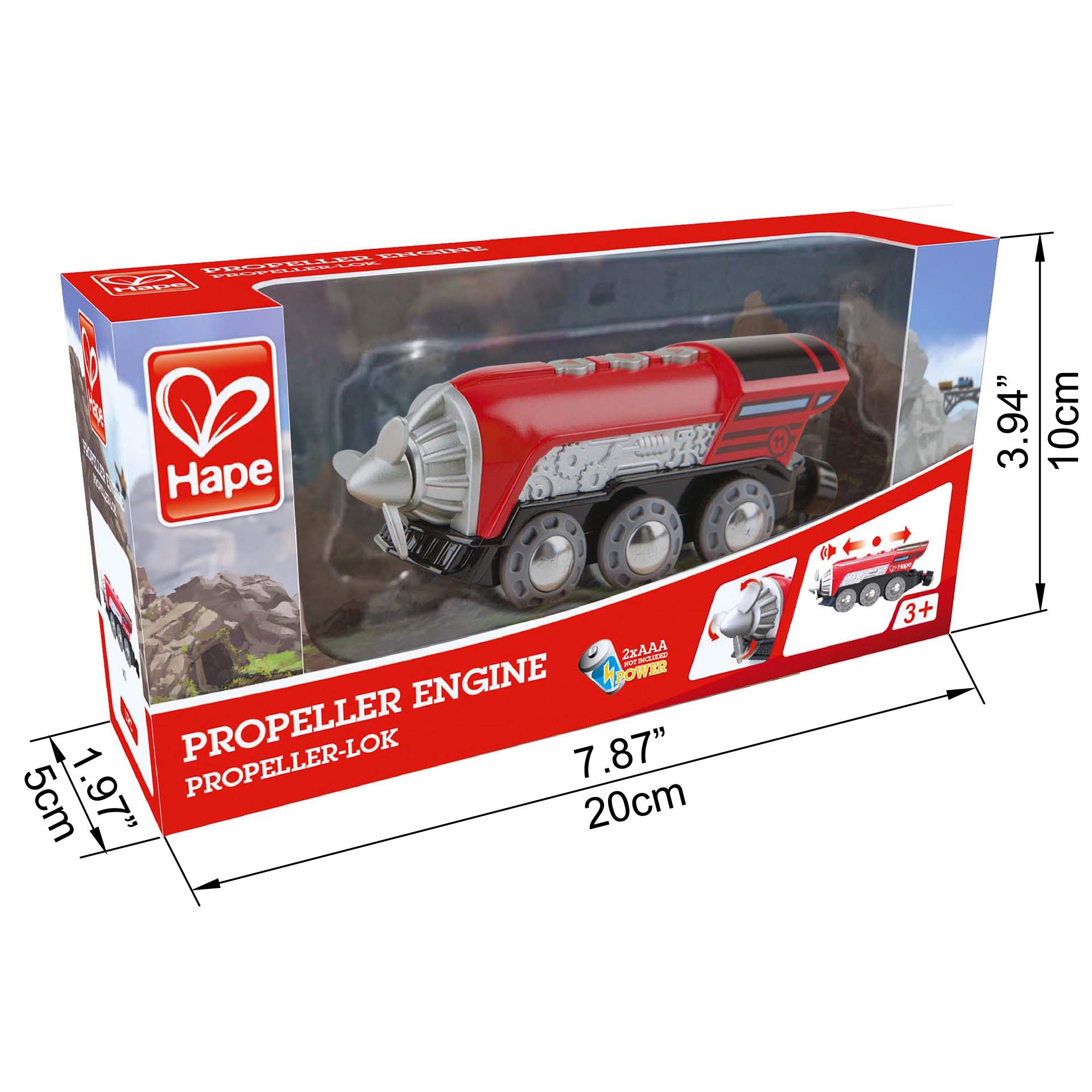 Foto 5 pulgar | Motor De Vapor Con Hélice De Madera Para Niños Toy Train Hape - Venta Internacional.