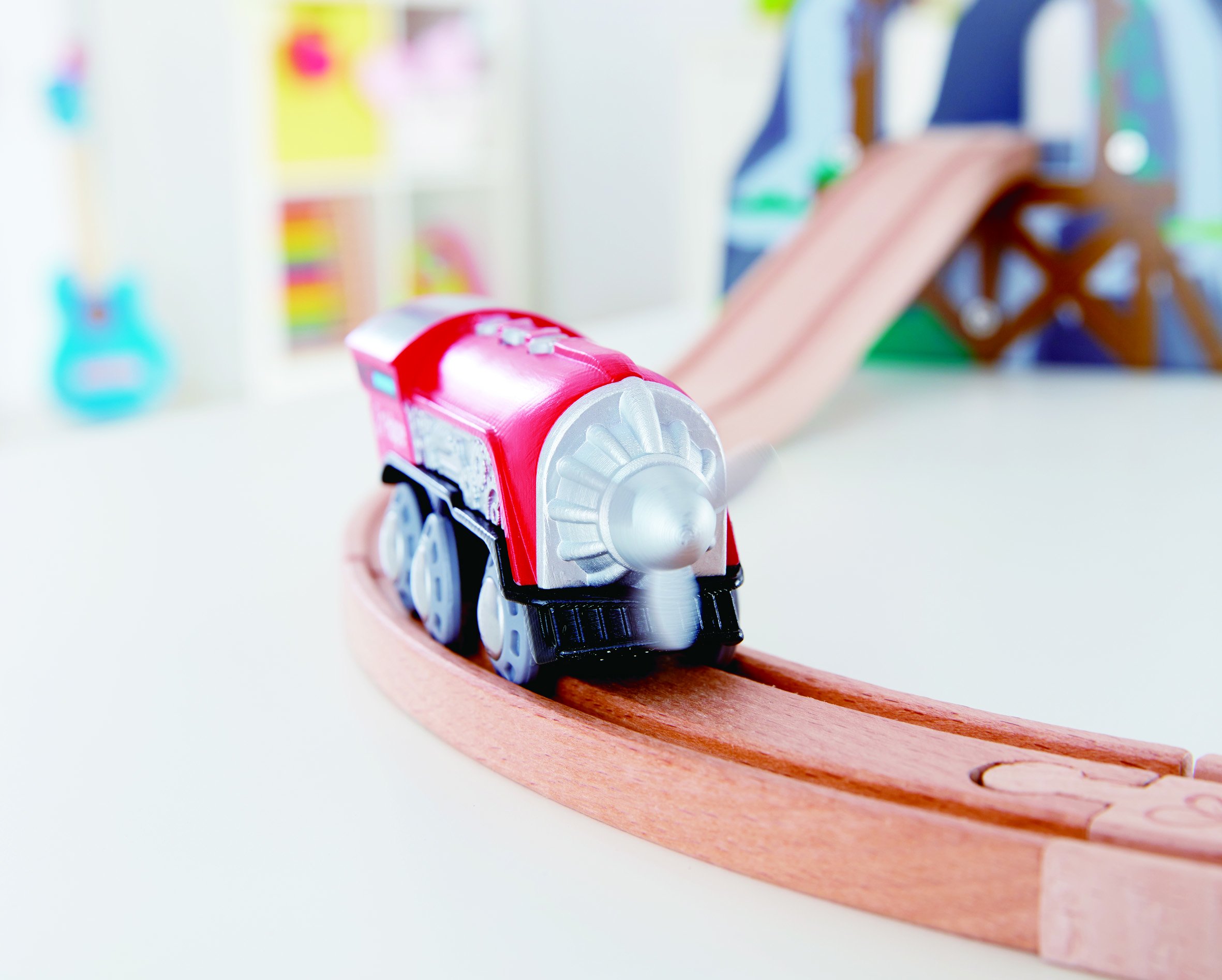 Foto 7 pulgar | Motor De Vapor Con Hélice De Madera Para Niños Toy Train Hape - Venta Internacional.