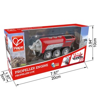 Foto 7 | Motor De Vapor Con Hélice De Madera Para Niños Toy Train Hape - Venta Internacional.