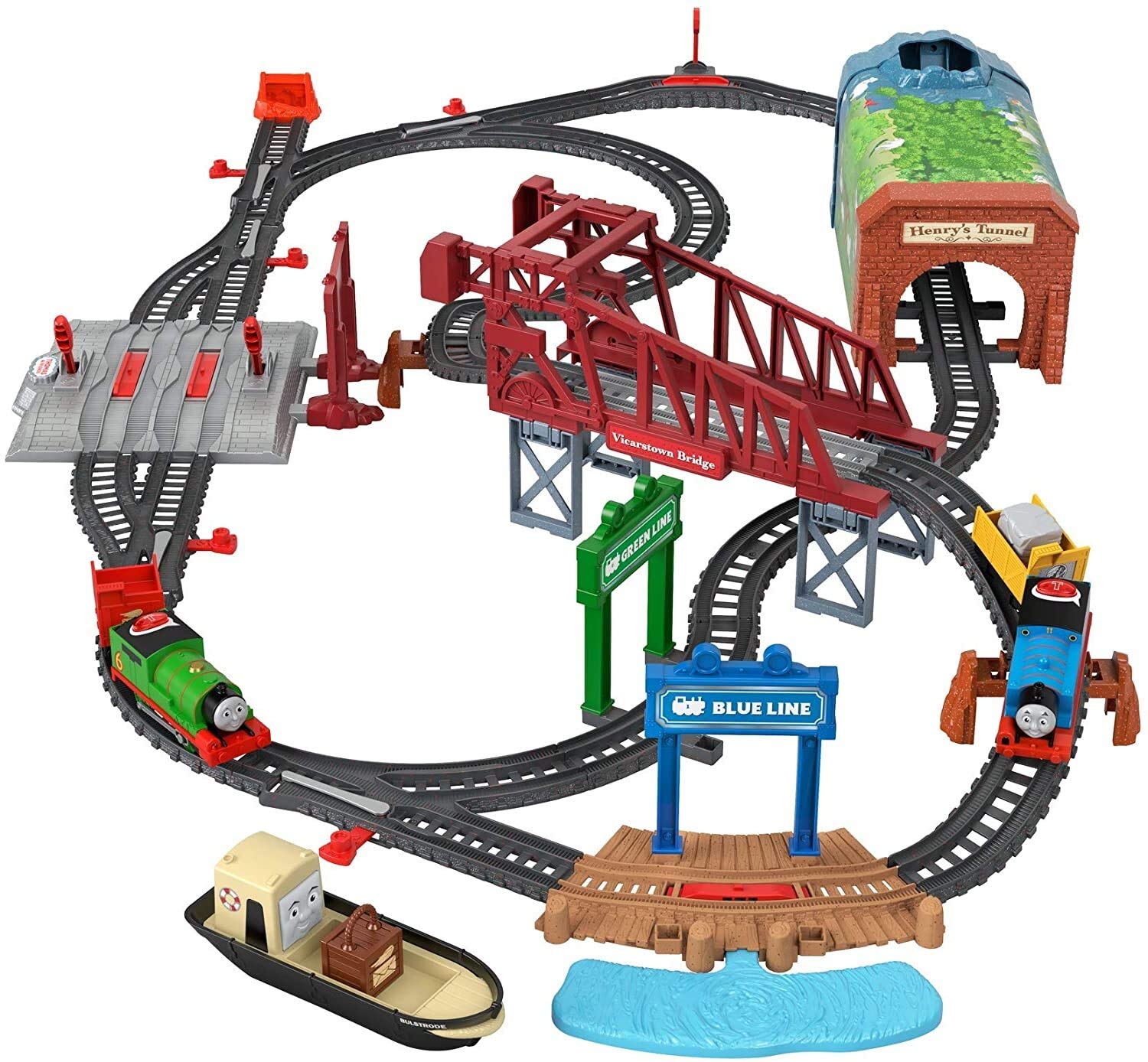 Foto 2 pulgar | Set De Tren De Juguete Thomas Y Sus Amigos Talking Thomas Y Percy 3+y - Venta Internacional.