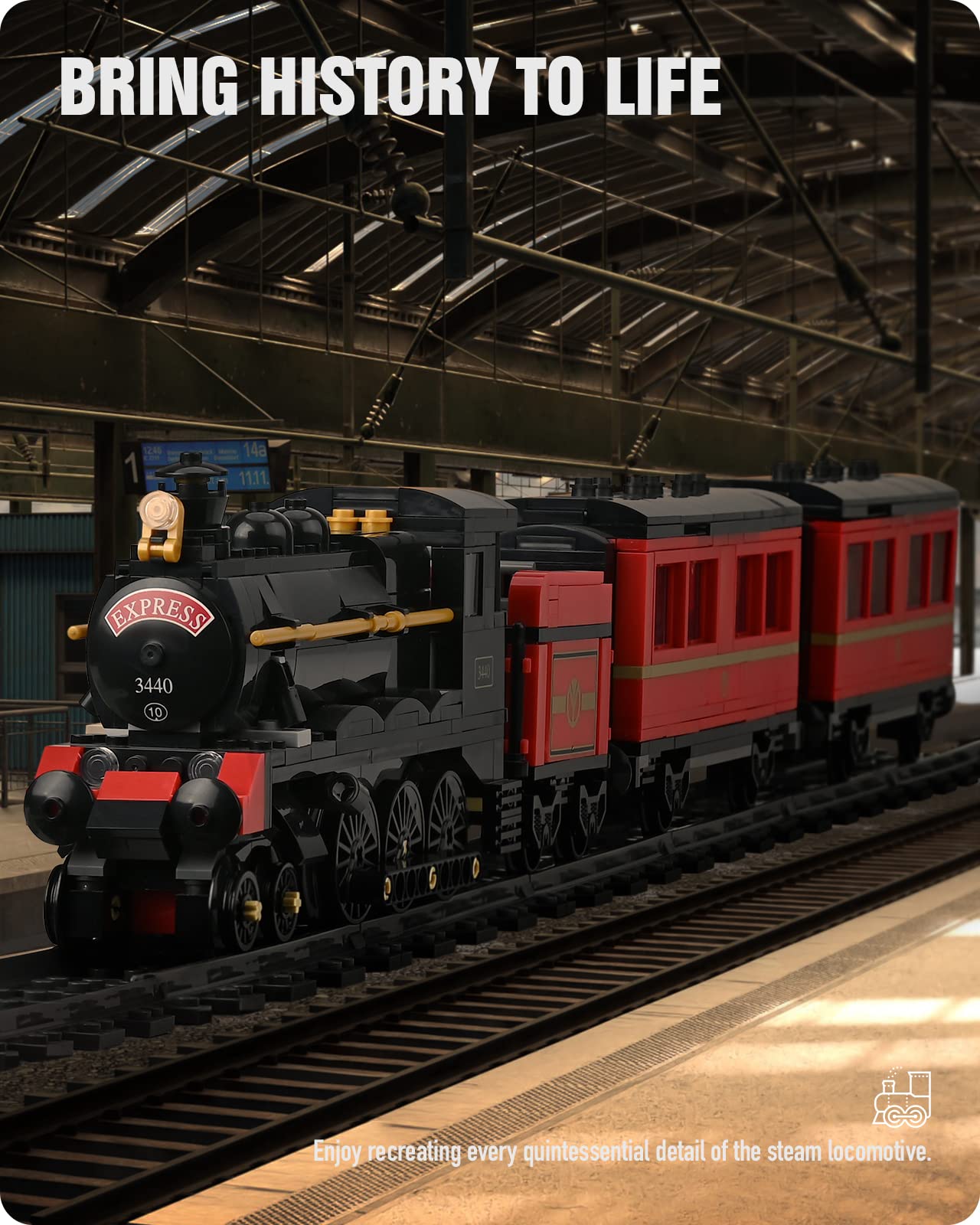 Foto 3 pulgar | Kit De Construcción Nifeliz Clase Gwr 2900, Tren De Vapor A Escala 1:38 - Venta Internacional.