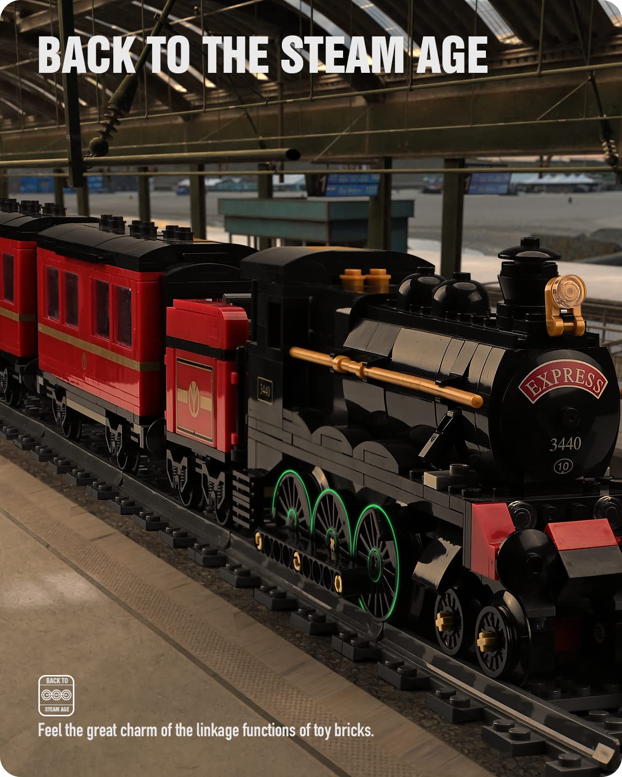 Foto 4 pulgar | Kit De Construcción Nifeliz Clase Gwr 2900, Tren De Vapor A Escala 1:38 - Venta Internacional.