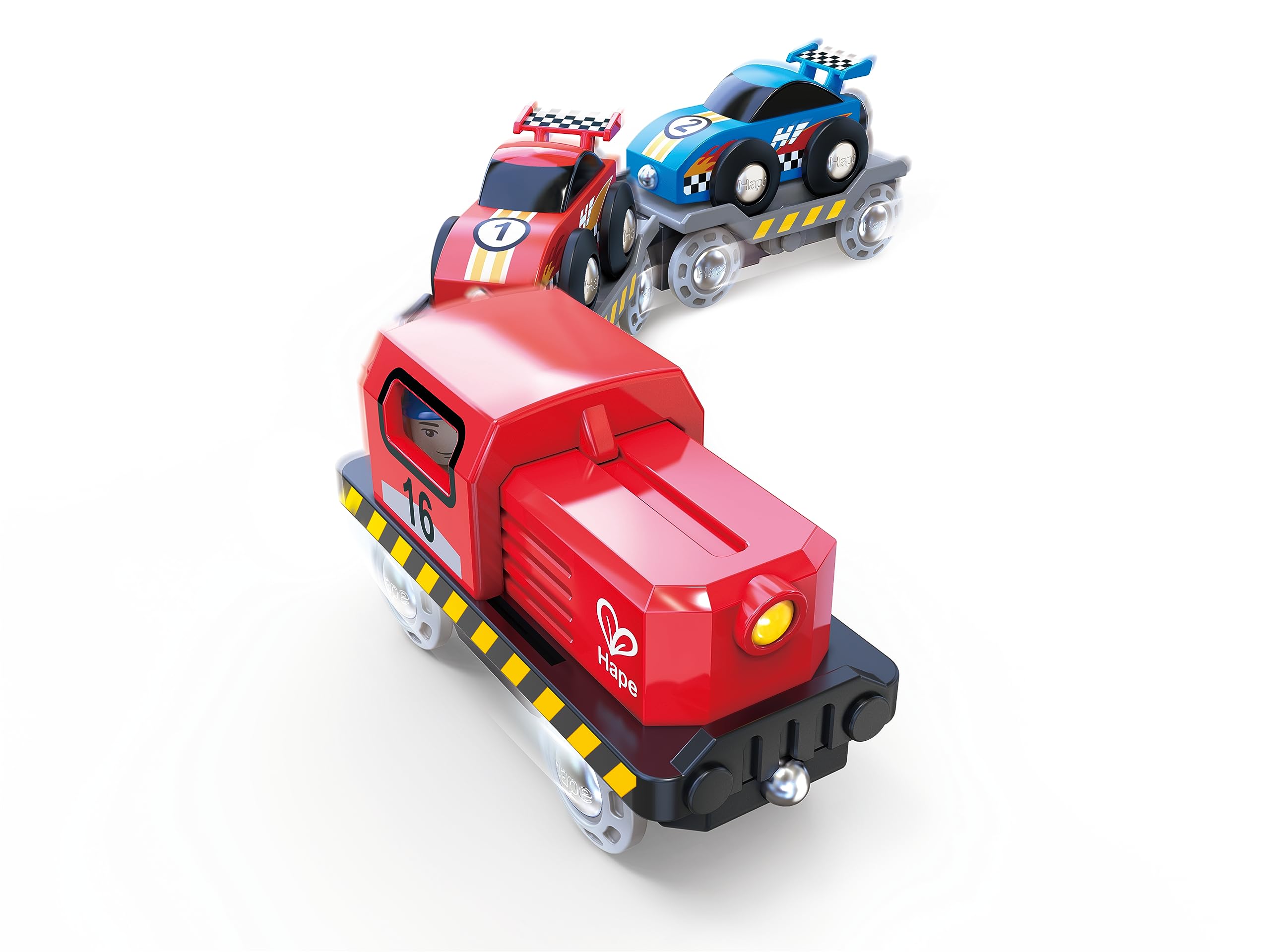 Foto 5 pulgar | Set De Transporte De Coches De Carreras Toy Race Car Transporter Hape Para Niños - Venta Internacional.