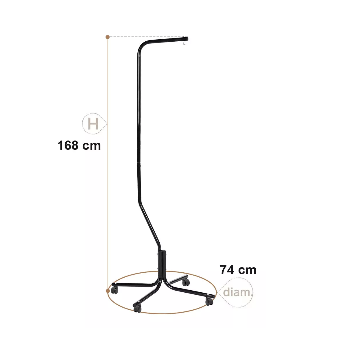 Foto 3 pulgar | Jaula Rodante Para Pájaro Aves Canario Perico Mediano Soporte Eo Safe Imports Esi-17252  Negro